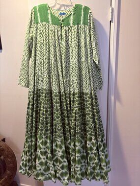 Beautiful Orient 499 Spring-Summer midi-maxi lightweight cotton dress